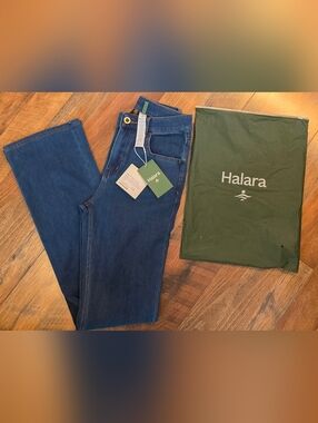 Halara Flex Mid Rise Pockets Casual Bootcut Jeans XS TALL